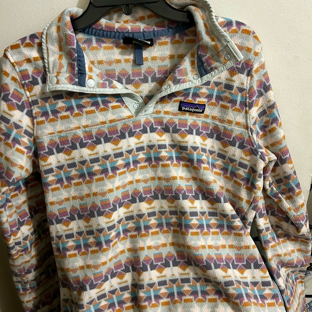 Patagonia Aztec Micro D Snap T Fleece Pullover